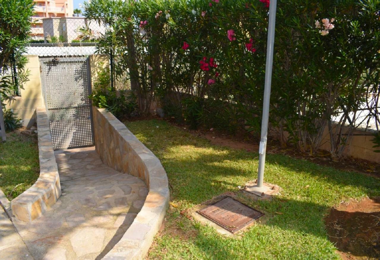 Apartamento Bajo Terraza Acceso Piscina Y 1ª Linea Playa Las Marinas Denia Dış mekan fotoğraf